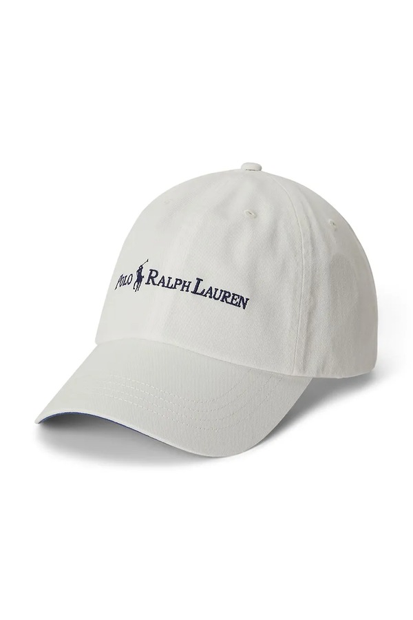 Бейсболка мужская хлопковая Polo Ralph Lauren Sport Cap цвет бежевый