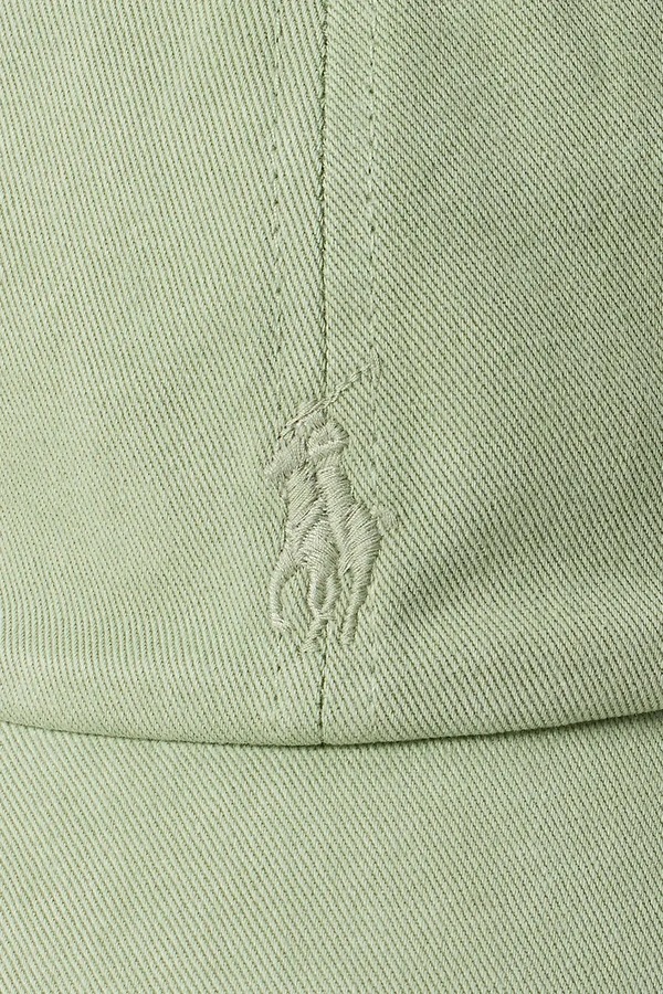 Бавовняна бейсболка Polo Ralph Lauren Cap колір зелений фото 2
