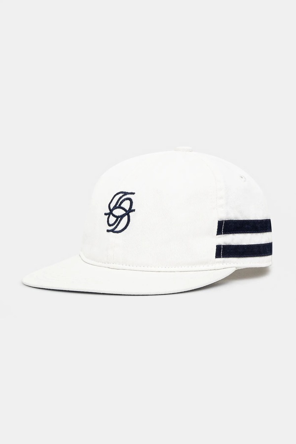 Хлопковая бейсболка Drôle de Monsieur La Casquette D Miroir цвет белый