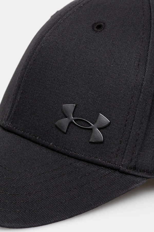 Кепка чоловіча бавовняна Under Armour колір чорний фото 3
