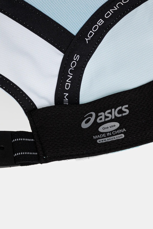 Кепка Asics колір бірюзовий фото 4