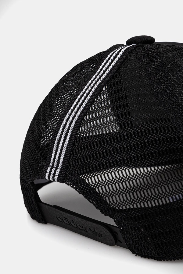 Кепка adidas Originals CURVED TRUCKER колір чорний фото 3