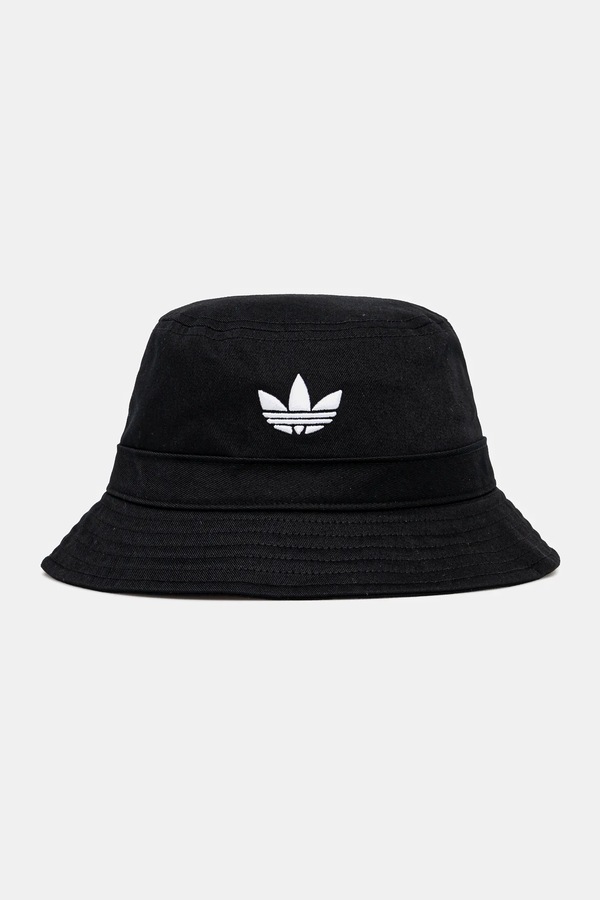 Бавовняний капелюх adidas Originals Adicolor колір чорний