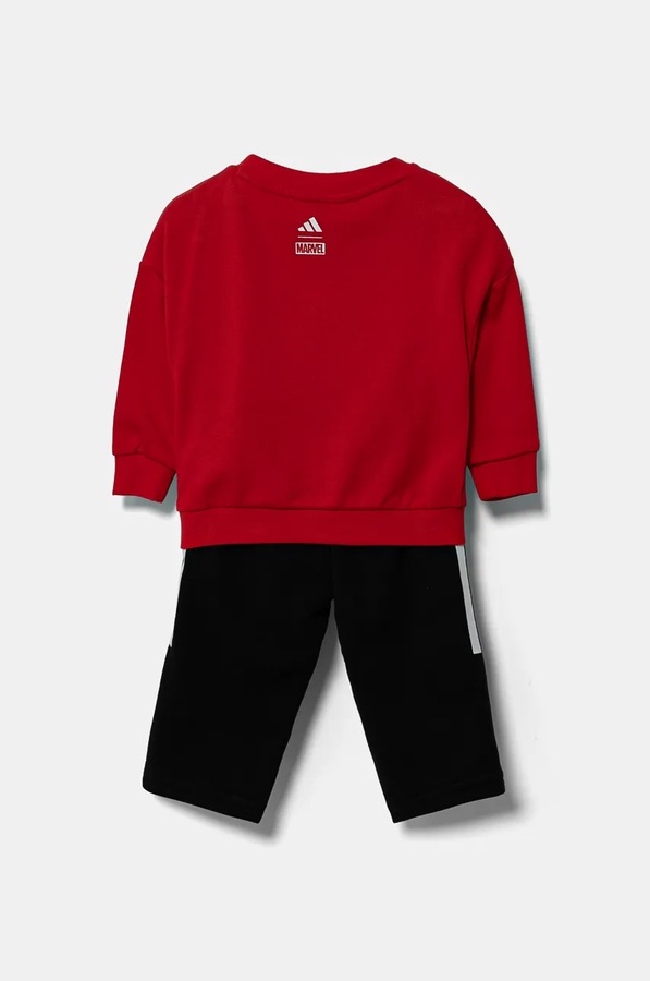 Cпортивний костюм для немовлят adidas MRVL колір червоний