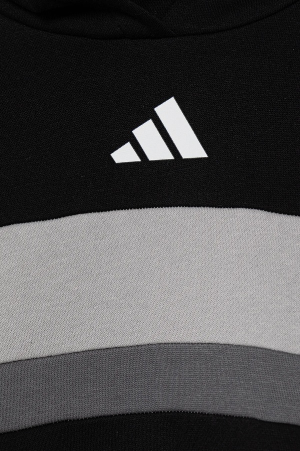 Дитячий спортивний комплект adidas SPORTY STREET колір чорний фото 3