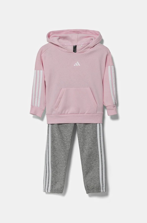 Дитячий спортивний костюм adidas колір рожевий