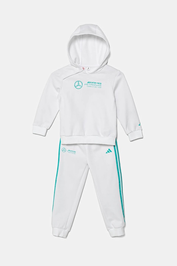 Дитячий спортивний костюм adidas Performance MER DNA колір білий