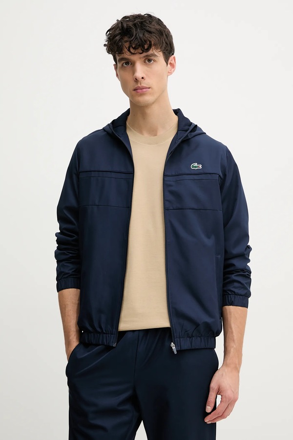Трикотажний комплект чоловічий Lacoste колір темно-синій фото 2