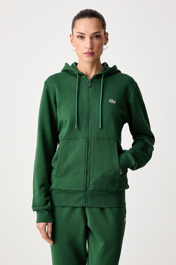 Трикотажний комплект з бавовною Lacoste колір зелений фото 2