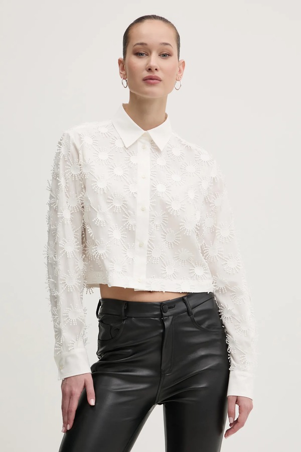Сорочка MSGM колір бежевий