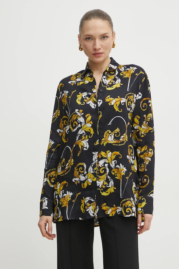 Сорочка Versace Jeans Couture колір чорний