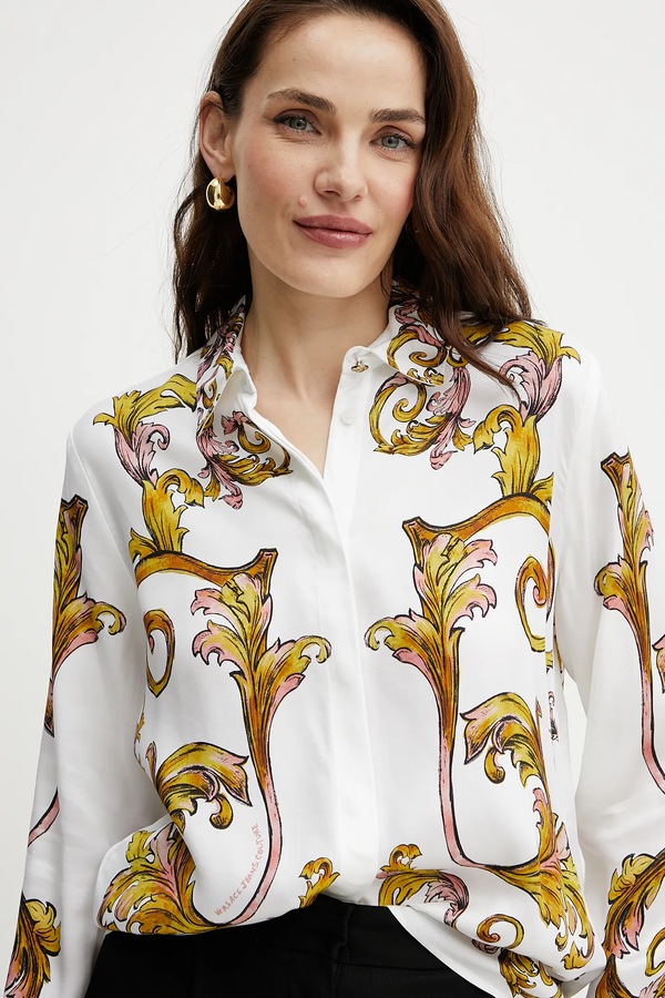 Сорочка Versace Jeans Couture колір білий фото 4