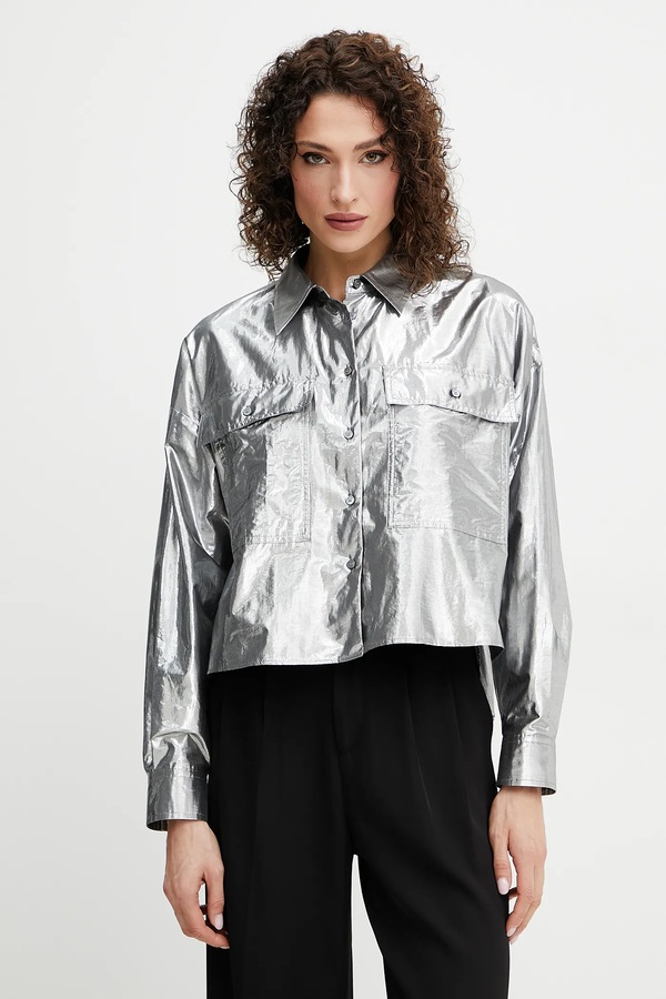 Сорочка Weekend Max Mara колір срібний