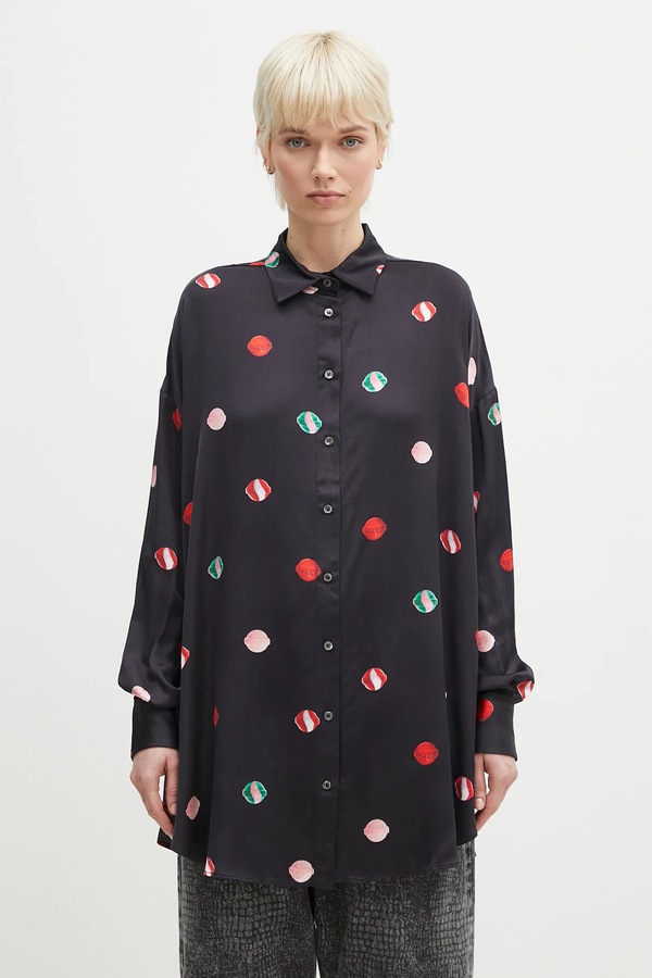 Рубашка Fiorucci Lollipop Print цвет черный