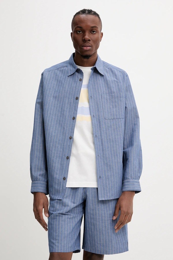 Сорочка з домішкою льону A.P.C. chemise malo