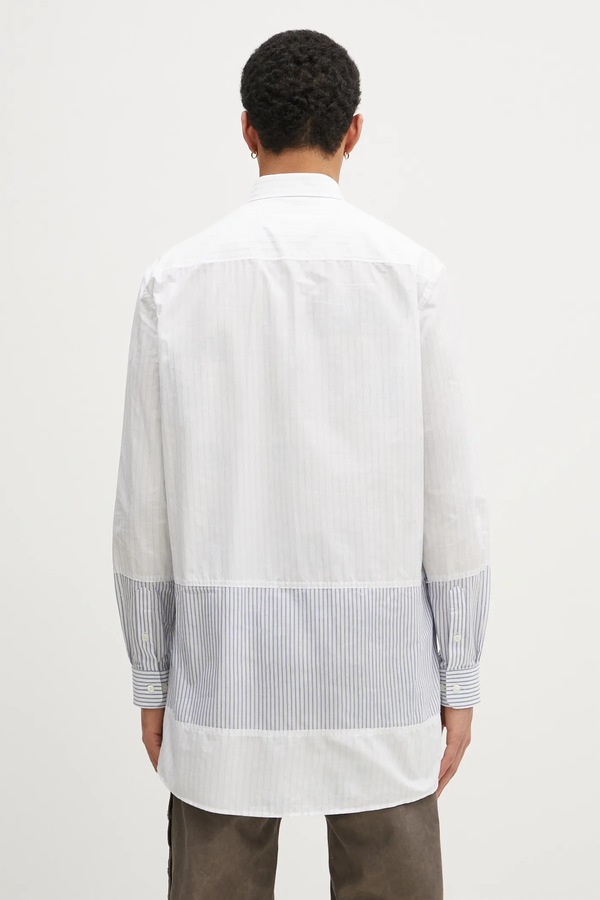 Бавовняна сорочка MM6 Maison Margiela колір білий фото 2