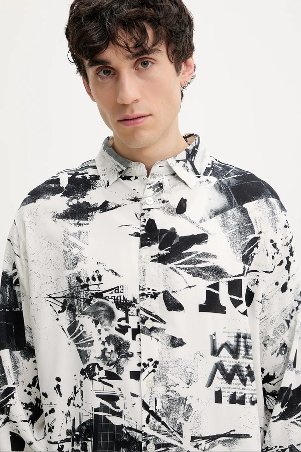 Сорочка Desigual MOTO колір білий фото 4