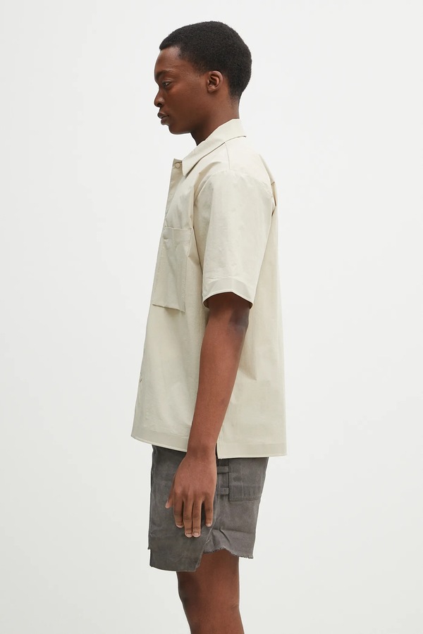 Рубашка Norse Projects Hermann Travel Light SS цвет бежевый