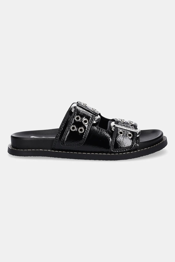 Шльопанці Steve Madden Agent колір чорний фото 2