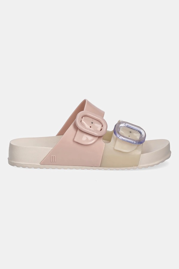 Шльопанці Melissa COZY SLIDE AD колір бежевий