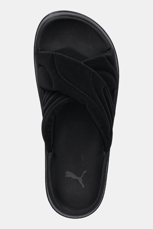 Шльопанці жіночі Puma Leadcat Platform колір чорний фото 4