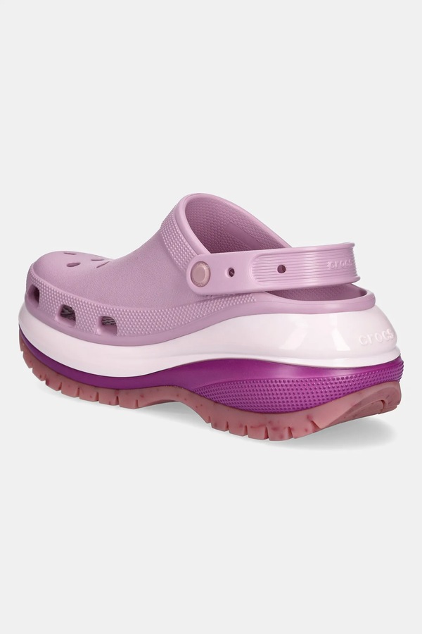 Шльопанці Crocs Classic Mega Crush Clog колір фіолетовий фото 2