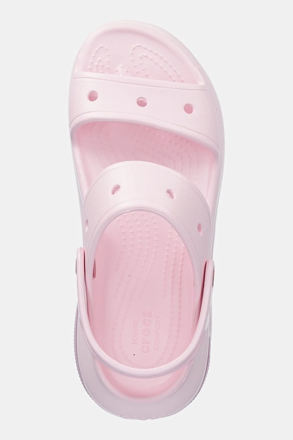 Шльопанці Crocs Classic Mega Crush Sandal колір рожевий фото 4