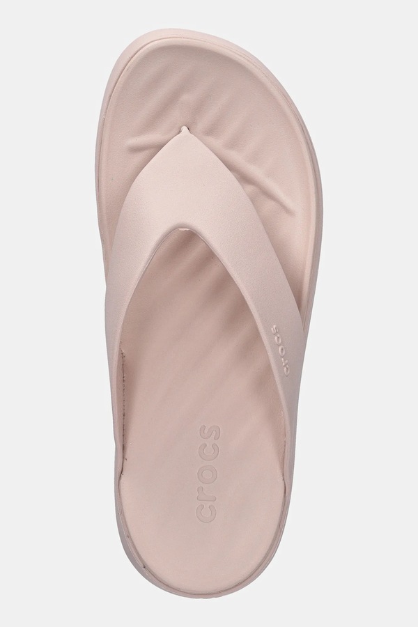В'єтнамки Crocs Getaway Platform Flip колір бежевий фото 4