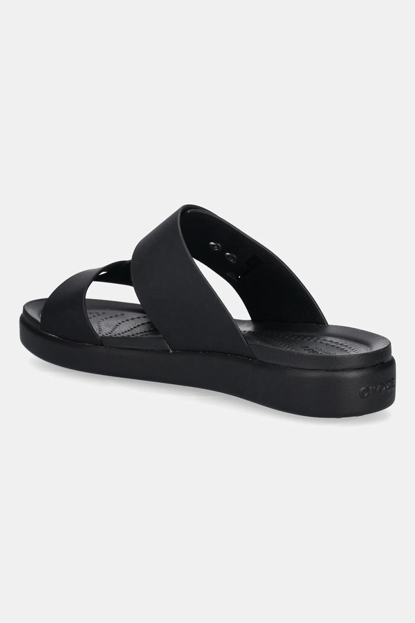 Шльопанці Crocs Brooklyn Buckle Low колір чорний фото 2