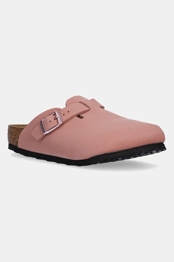 Дитячі шльопанці Birkenstock Boston колір рожевий