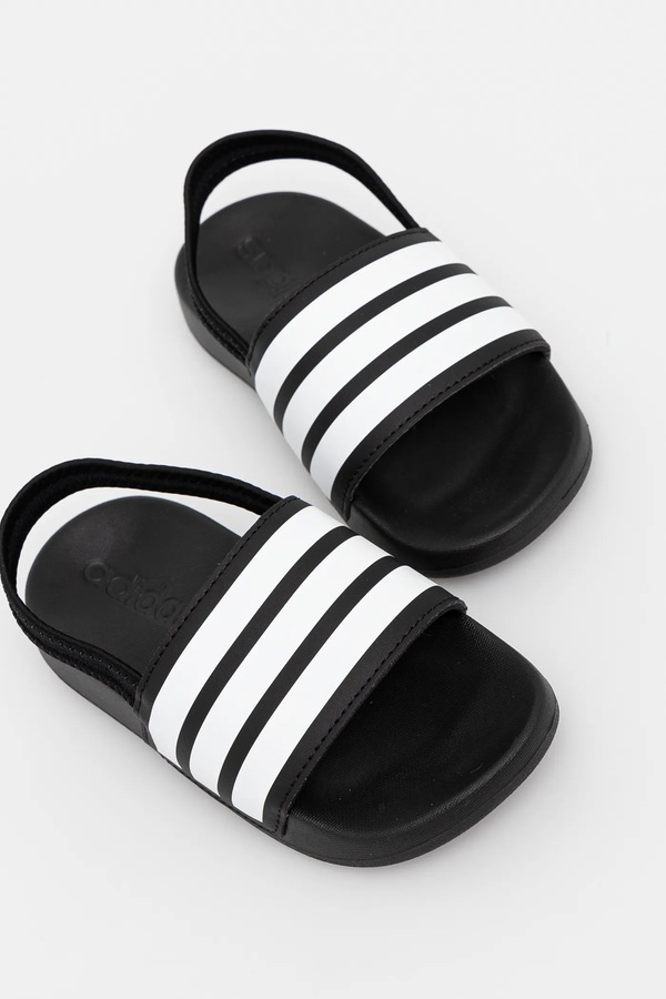 Дитячі сандалі adidas ADILETTE ESTRAP колір чорний фото 2