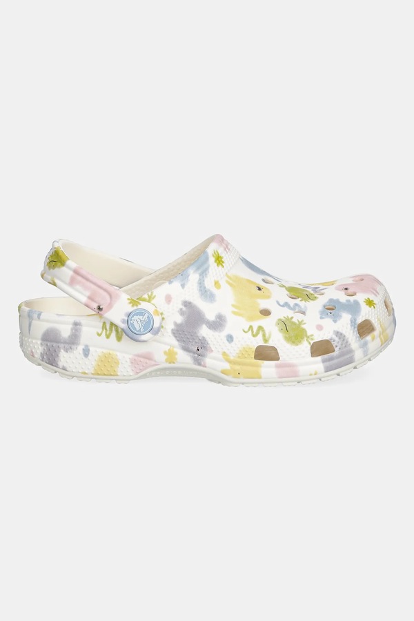 Шльопанці Crocs CLASSIC PASTEL PETS CLOG KIDS колір білий фото 2