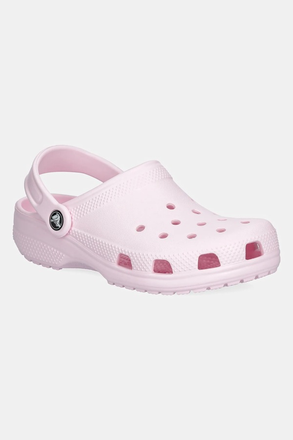 Детские шлепанцы Crocs цвет розовый