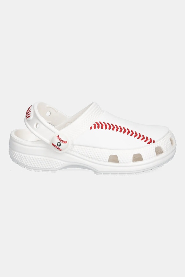 Детские шлепанцы Crocs CLASSIC BASEBALL CLOG T цвет белый