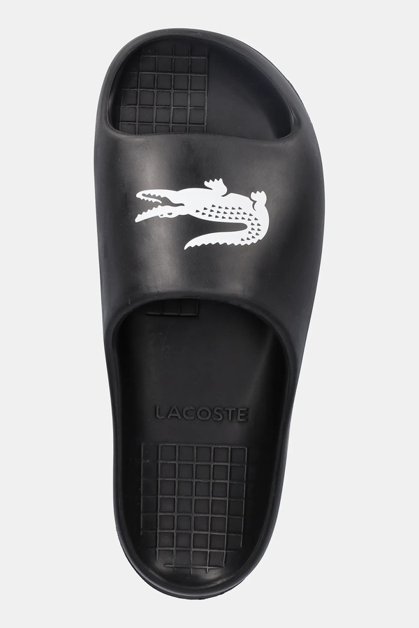 Шльопанці Lacoste SERVE SLIDE 2.0 колір чорний фото 4