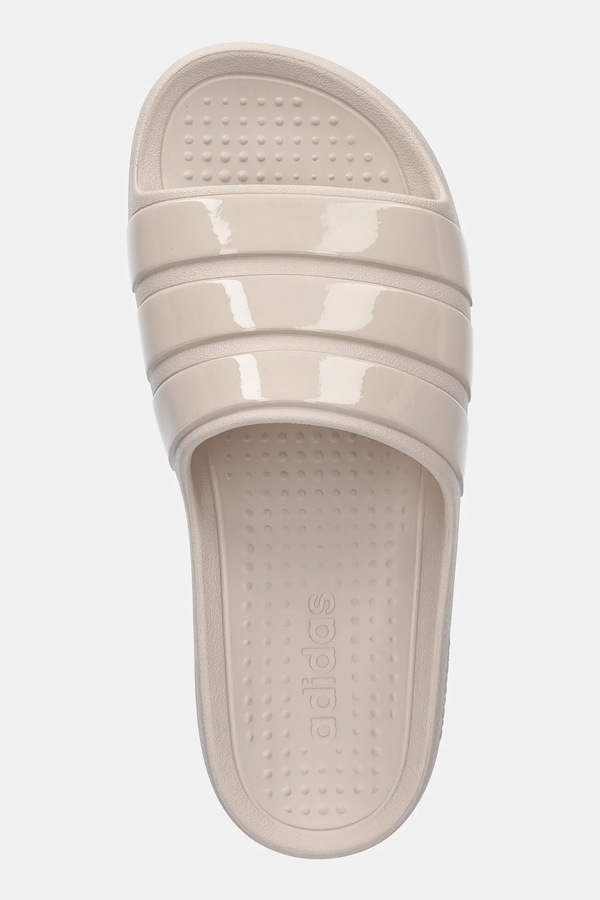 Шльопанці adidas Adilette Flow колір бежевий фото 4