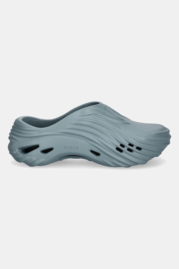 Шльопанці Crocs Echo Wave Clog колір зелений