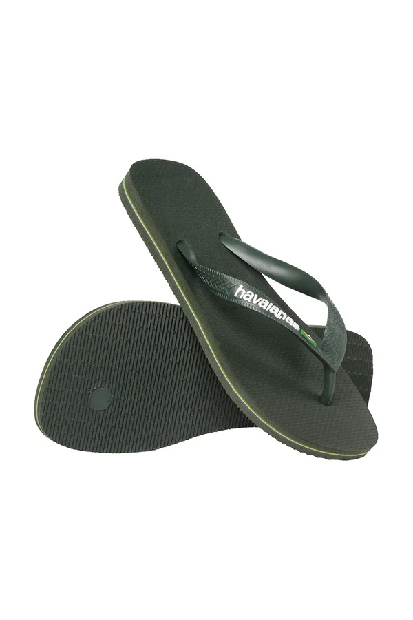 BRASIL LOGO Havaianas колір зелений фото 4