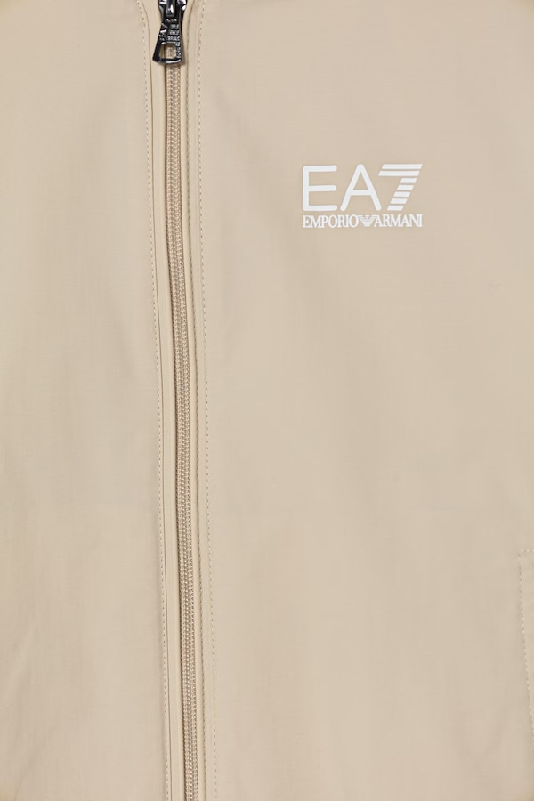 Куртка-бомбер дитяча EA7 Emporio Armani колір бежевий фото 2