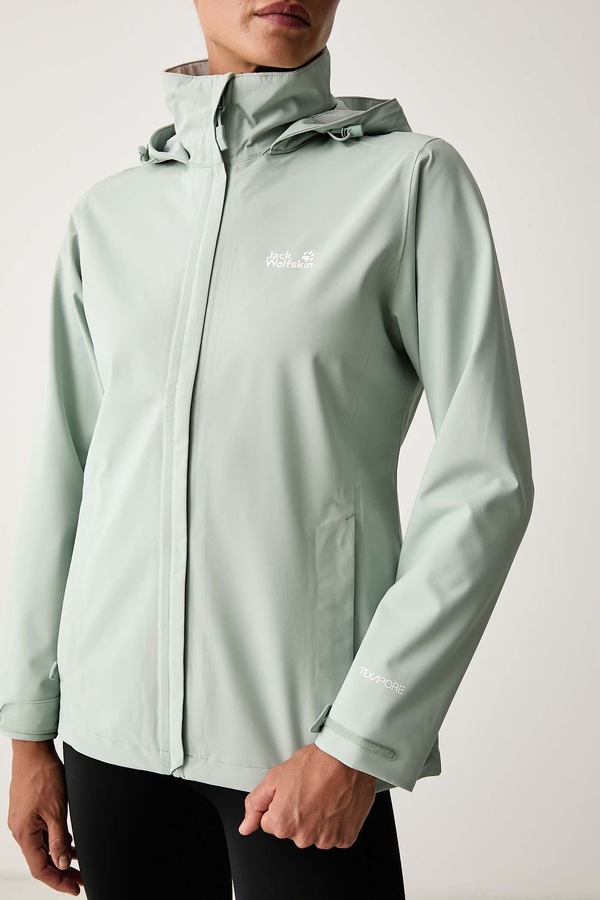 Трекінгова куртка жіноча Jack Wolfskin Trailtime 2L колір бірюзовий фото 4
