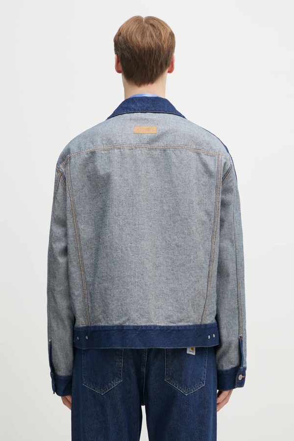 Джинсовая куртка MM6 Maison Margiela цвет синий фото 2