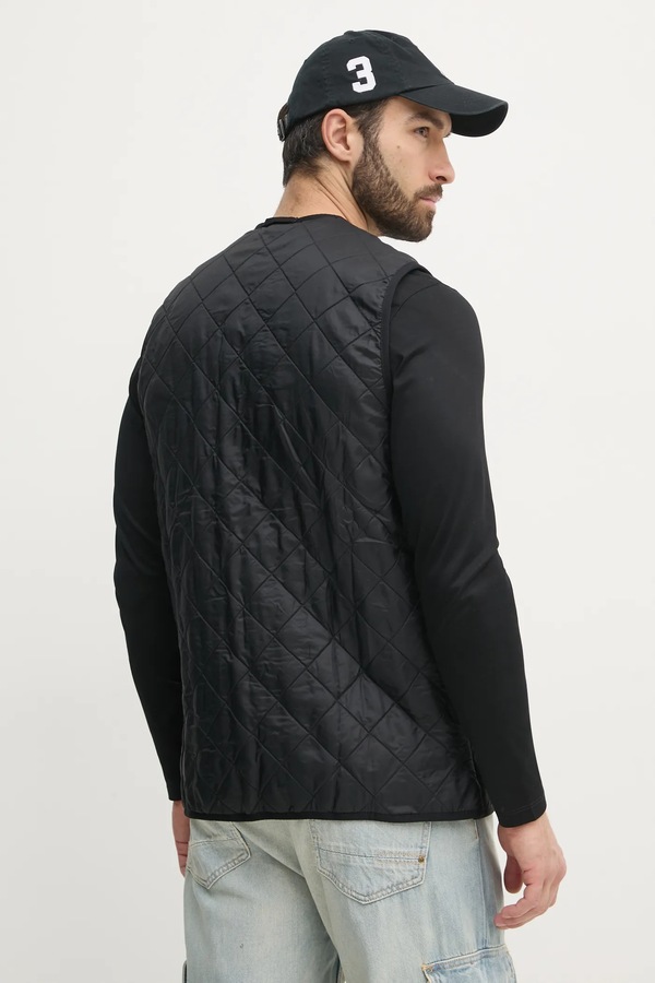 Безрукавка чоловіча Barbour Polarquilt Waistcoat/Zip-In Liner колір чорний фото 2