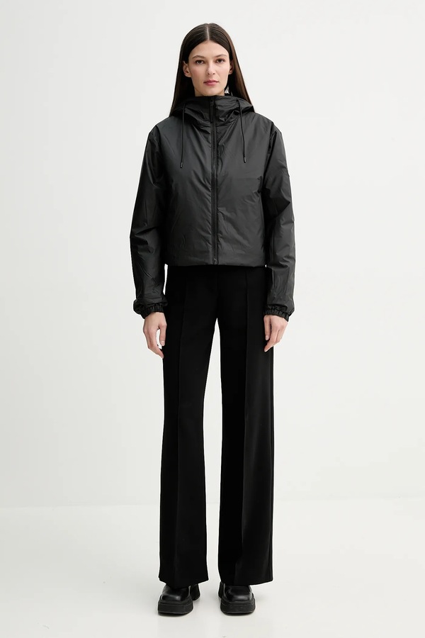 Куртка Rains Lohja Short Insulated Jacket W3T1 колір чорний фото 3