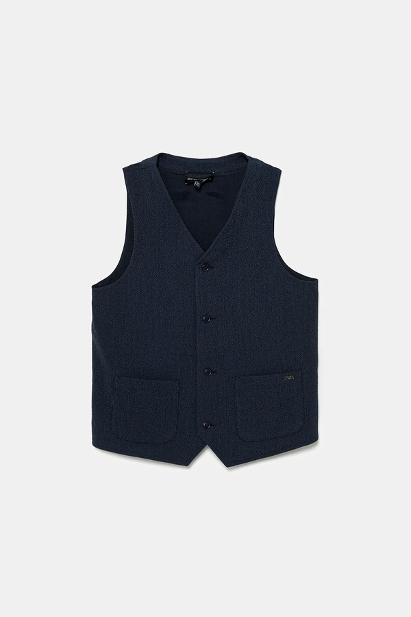 Детский жилет Emporio Armani цвет синий
