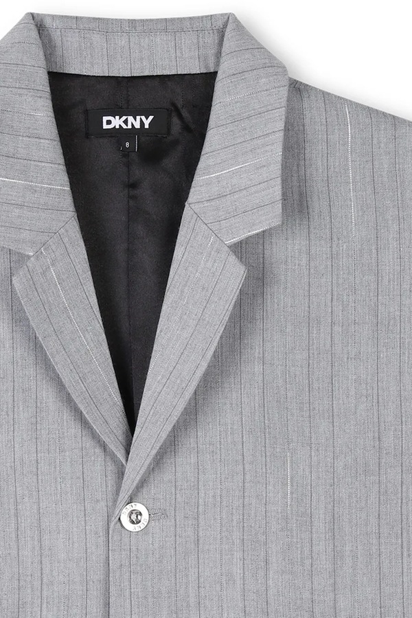 Дитячий жилет DKNY колір сірий фото 3