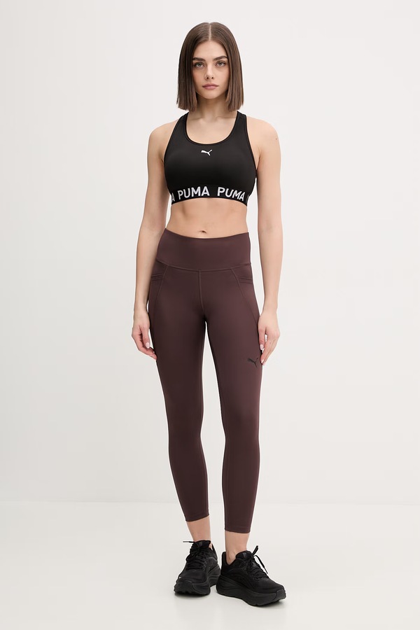 Спортивні легінси жіночі Puma Essential Tight колір коричневий