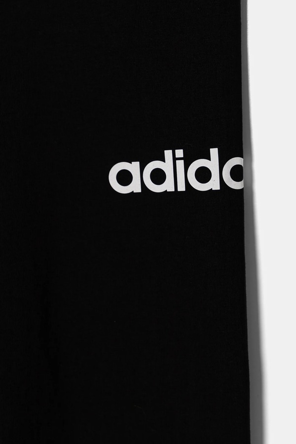 Дитячі легінси adidas колір чорний фото 2