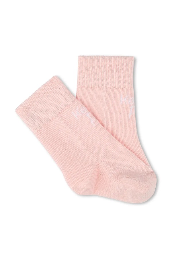 Детские носки Kenzo Kids 2-pack цвет розовый