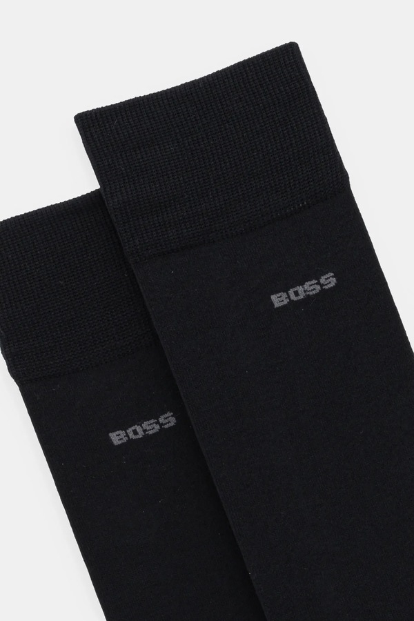 Шкарпетки BOSS 2-pack 2P RS Tom Uni MC колір чорний