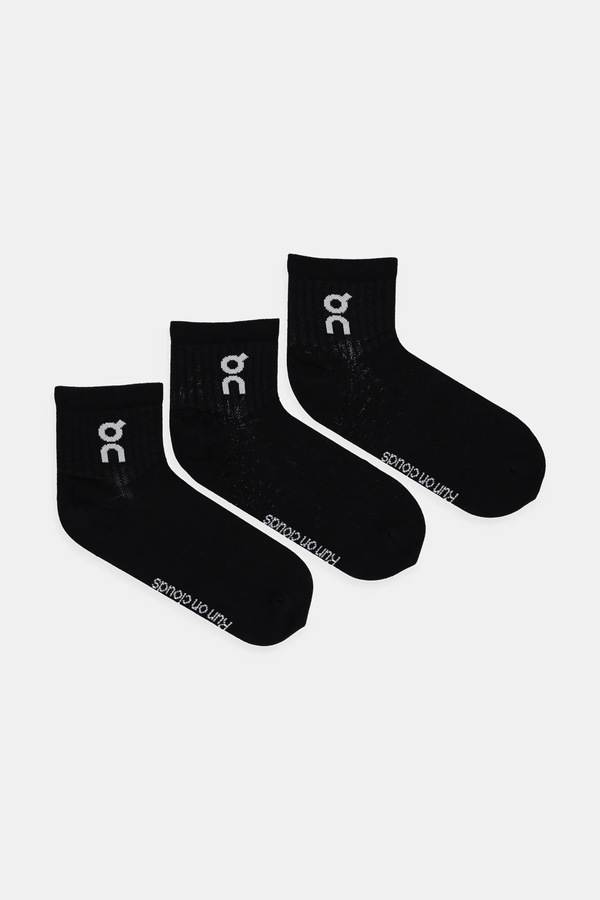 Шкарпетки On 3-pack колір чорний фото 2